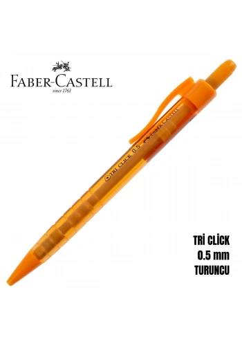 Faber-Castell Tri Click Versatil 0.5mm Turuncu