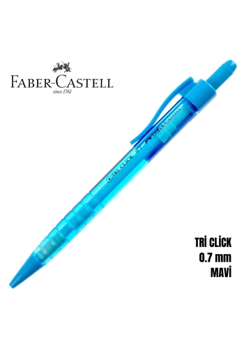 Faber-Castell Tri Click Versatil 0.7mm Mavi