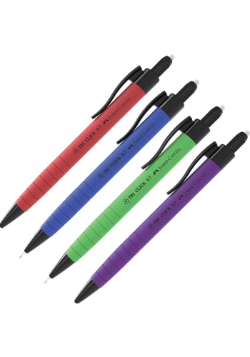 Faber-Castell Versatil Kalem Tri-Click Rubberized 0.5 MM 10 Lu