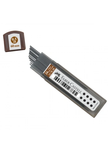Faber Castell Versatil Uç Super Fine 0.5mm 2B 60mm 24lü