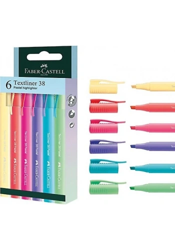 FABER FOSFORLU KALEM 38 PASTEL 6 LI POŞET 301582180