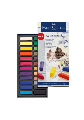 FABER GOLDFABER TOZ PASTEL MİNİ 24 RENK 128224