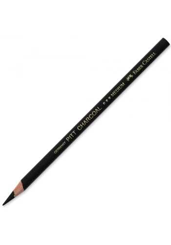 Faber Pitt M.chrome Nat. Kömür Kalem Siyah Or.Sert