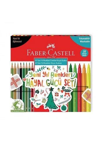 FABER YENİ YIL RENKLER HAYAL GÜCÜ SET 20 Lİ 51780001080