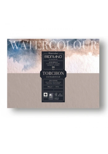 Fabriano Watercolour Studio Torchon Geniş Dokulu Sulu Boya Defteri Blok 270 gr. 36x51 cm. 20 yaprak