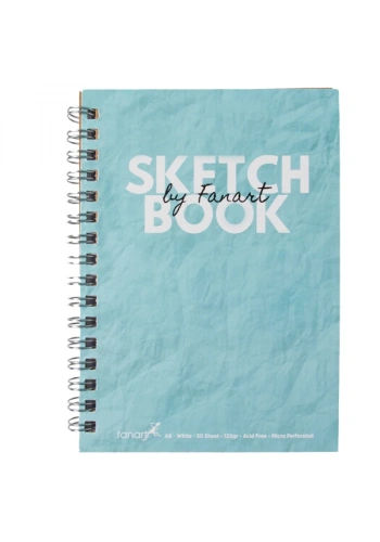 Fanart Academy Sketch Book 120 GR Spiralli 50 YP A6 Turkuaz 8671