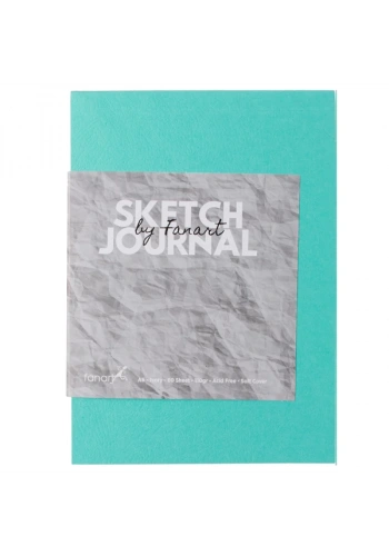 Fanart Academy Sketch Journal 110 GR 60 YP A6 Turkuaz 8662