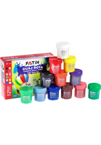 Fatih Guaj Boya 12 Renk 25ml
