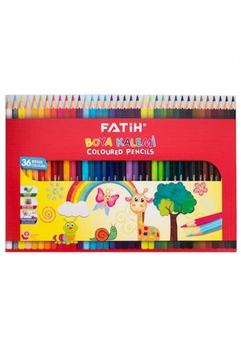 Fatih Kuru Boya Karton Kutu Tam Boy 36 Renk 33245