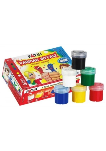Fatih Parmak Boyası 6 Renk x 25 ml.