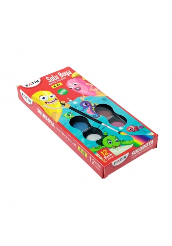 Fatih Sulu Boya Seti 12li Fırça Hediyeli S-12