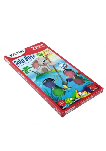 Fatih Sulu Boya Seti 21li 30mm Fırça Hediyeli