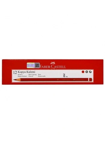 FC Başlık Kopya Kalemi Kırmızı 12Li Kutu