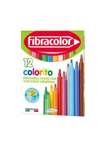 Fibracolor Colorito Keçeli Fibracolor Colorito Keçeli Kalem 12 Renk (10539SW012SC)