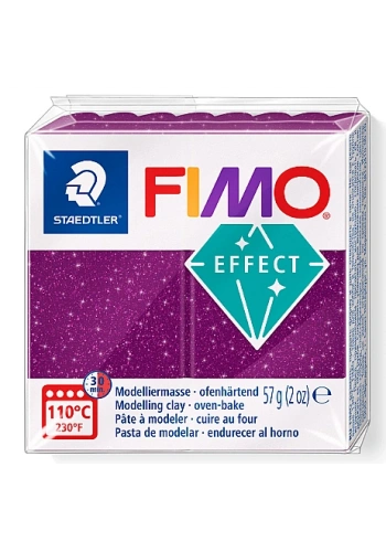 Fimo 8010-602 Modelleme Kili Effect Galaksi Mor 57gr