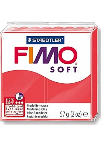 Fimo 8040-200 Modelleme Kili Soft 57 Gr. Kırmızı