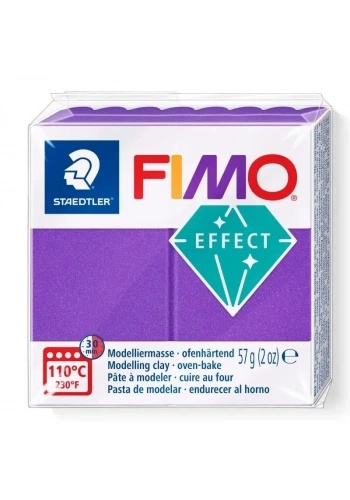 Fimo Effect Polimer Kil 57 g Metallic Lila 61