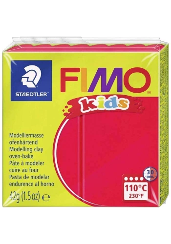 Fimo Kids Modelleme Kili 42 g Red Glitter 212