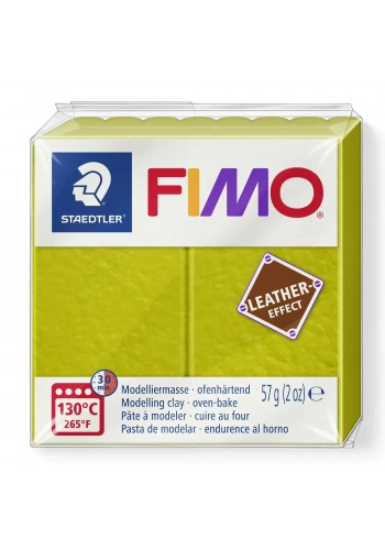 Fimo Leather Effect Polimer Kil 57 g Olive 519