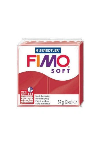 Fimo Soft Polimer Kil Christmas Red 57 g