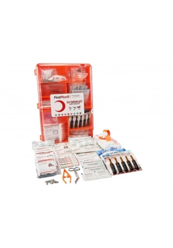 FirstPlus İlk Yardım Seti İş Yeri Turuncu Dolaplı ve Duvar Monteli - FP04.108
