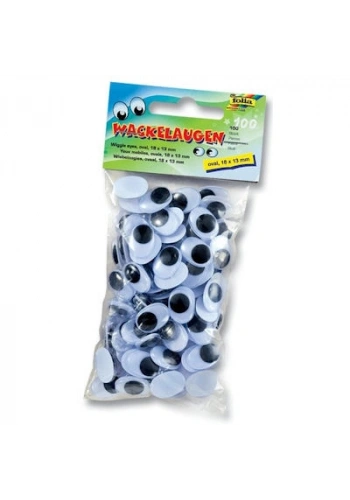 Folia Oval Oynar Göz 18x13 mm 100lü Paket