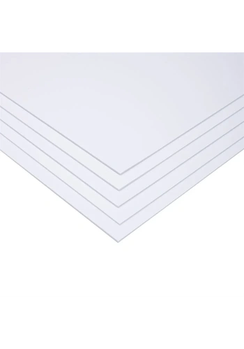 Fotoblok (Straforlu Maket Kartonu) Beyaz 3mm 50x70cm 5li Paket