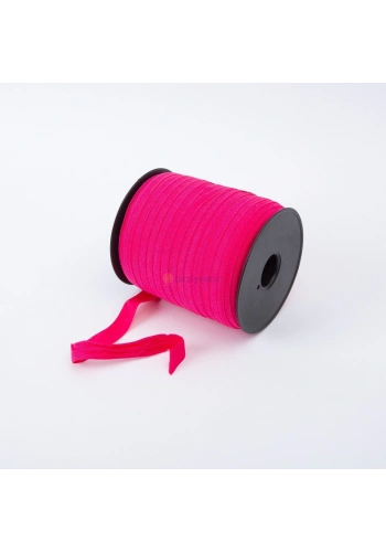 Fuşya Katlanır Biye Lastik 1.5cm