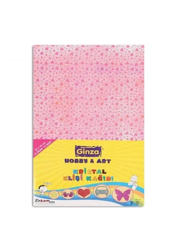 Ginza Elişi Kağıdı Desenli Kristal 24x34 10 Renk GN-282