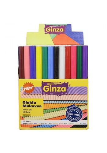 Ginza Oluklu Karton 60 Lı Set No:964