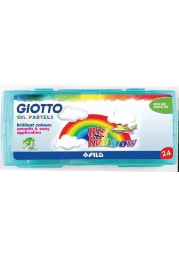 Giotto Big Rainbow Pastel 24lü Plastik Kutu 295200