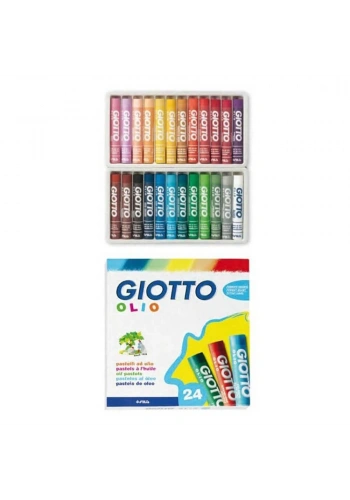 Giotto Olio - Yağlı Pastel Boya (Silindir) 24 Renk