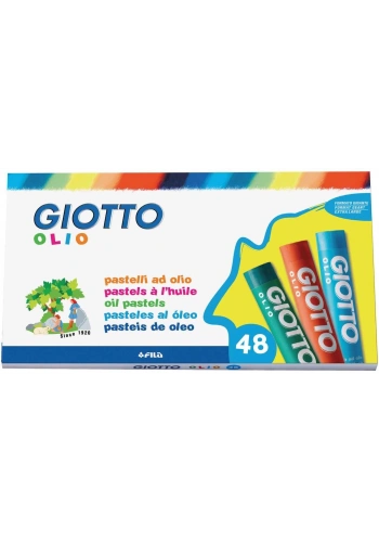 Giotto Olio - Yağlı Pastel Boya (Silindir) 48 Renk