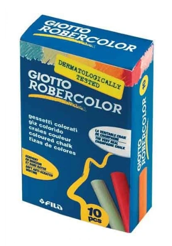 Giotto Robercolor Tebeşir KARIŞIK RENKLİ 10lu Kutu