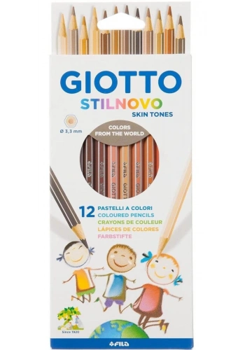 Giotto Stilnovo Skin Tones Profesyonel Kuru Boya 12 Renk Ten Renkleri