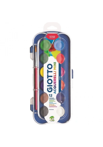 Giotto Sulu Boya 12 Renk 23 mm. Çap