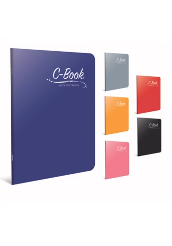 Gıpta C Book Dikişli Plastik Kapak Defter A5 80 YP Çiz.