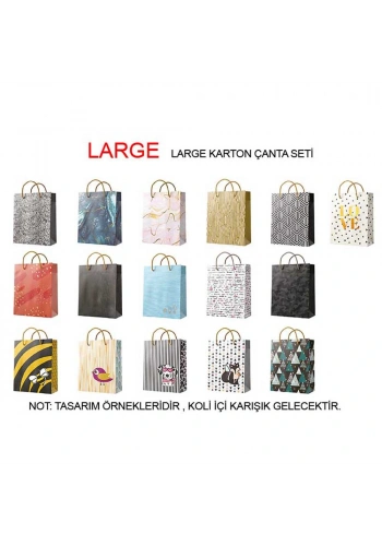 Gıpta Çanta Seti Karton Large