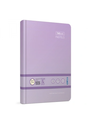 Gıpta Defter Thebook Pastel Sert Kapak Kareli 120 YP 17x24 3310