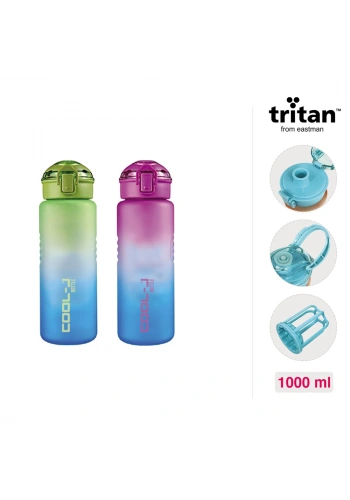 Gıpta Matara Kilitli 1000 ML Trıtan 2 Renk Mıx K757300