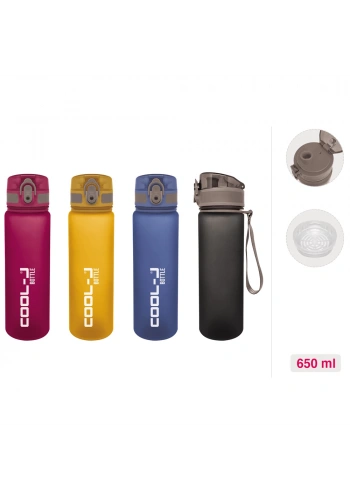 Gıpta Matara Kilitli 650 ML Pctg 4 Renk Mıx K757800