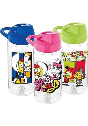 Gıpta Matara Kral Şakir Desenli Tritan 500 CC K222026