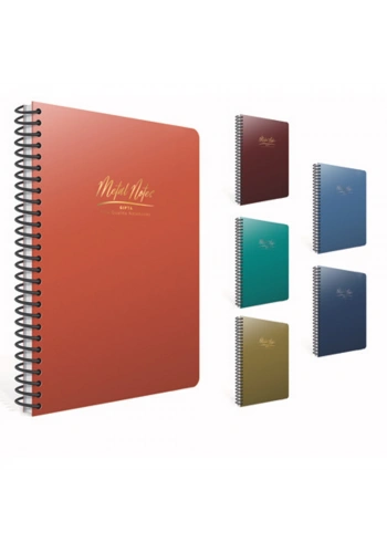 Gıpta Metal Notes Sp.Plastik Kapak Def. 17x24 80 Yp.Çiz.