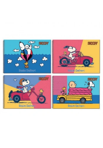 Gıpta Snoopy Resim Defteri Spralli 25x35 15 Yaprak 3-7313000-2011