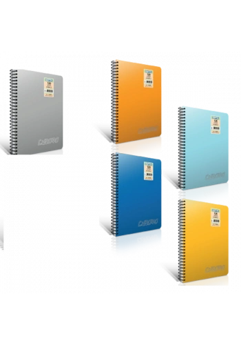 Gıpta Spiralli Defter Chromo Plastik Kapak Kareli 120 YP A5 1350