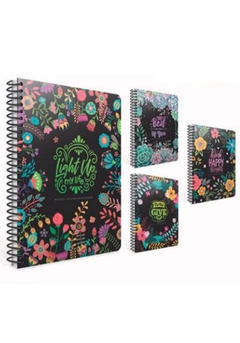 Gıpta Spiralli Sert Kapak Defter Best Notes 17x24 120 YP Çiz.