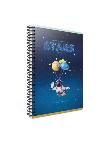 GIPTA STARS A6 80 YP ÇİZGİLİ SPR KARTON KPK DEFTER 6189