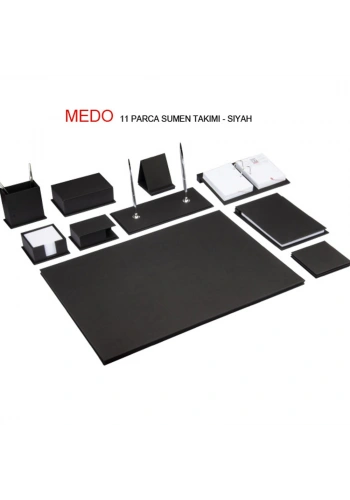 Gıpta Sümen Takımı 11 Parça Medo Siyah 7107