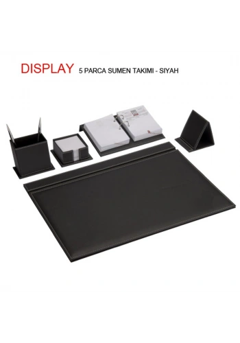 Gıpta Sümen Takımı 5 Parça Display Siyah 7101 4-7101000-2071