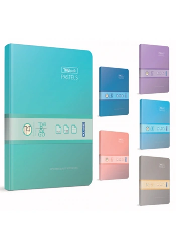 Gıpta Thebook Pastels İp.Dkş.Sert Kapak Defter 20x28 120 YP Çiz.3302